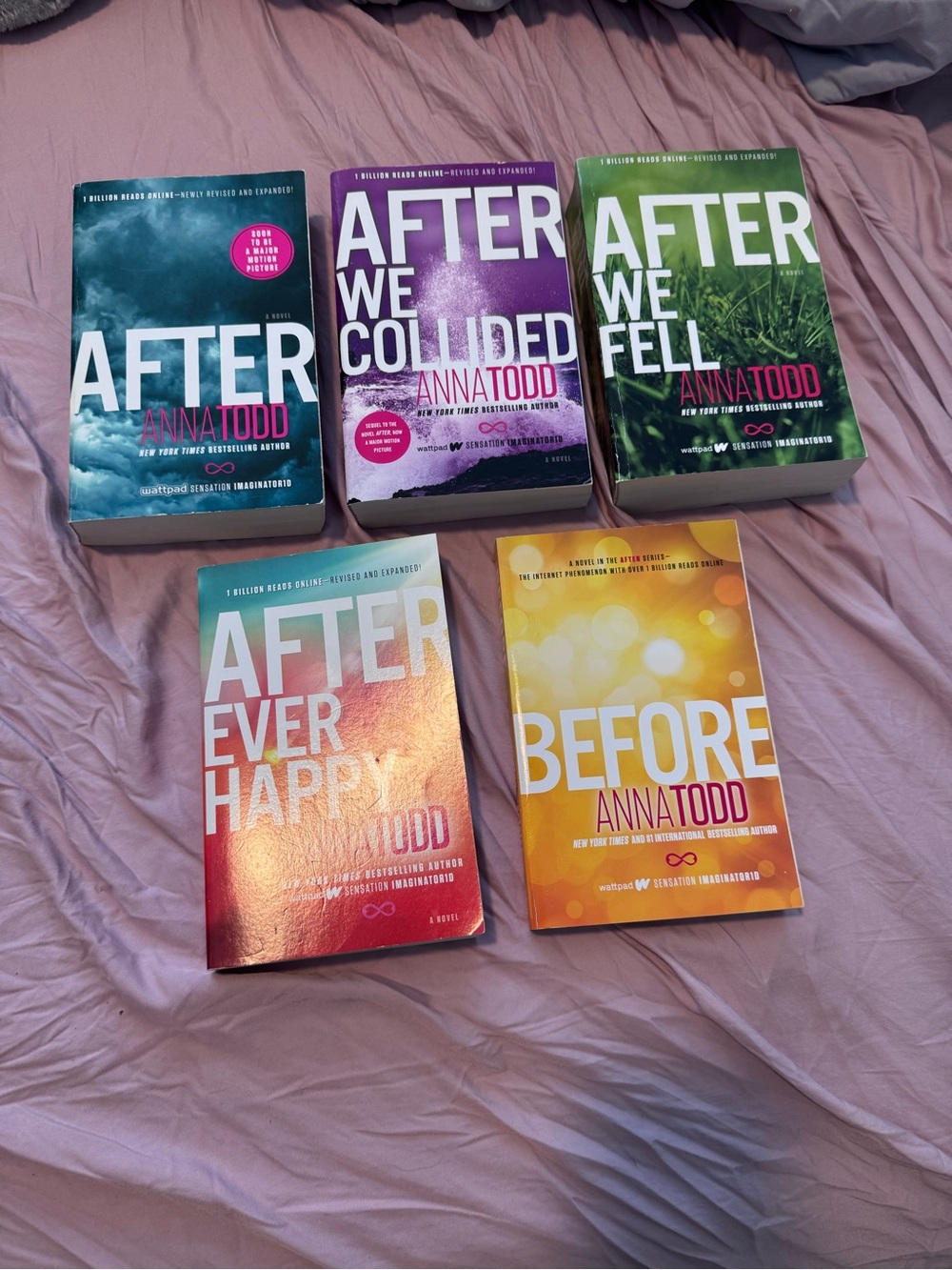 After Series by Anna Todd Books 1-5